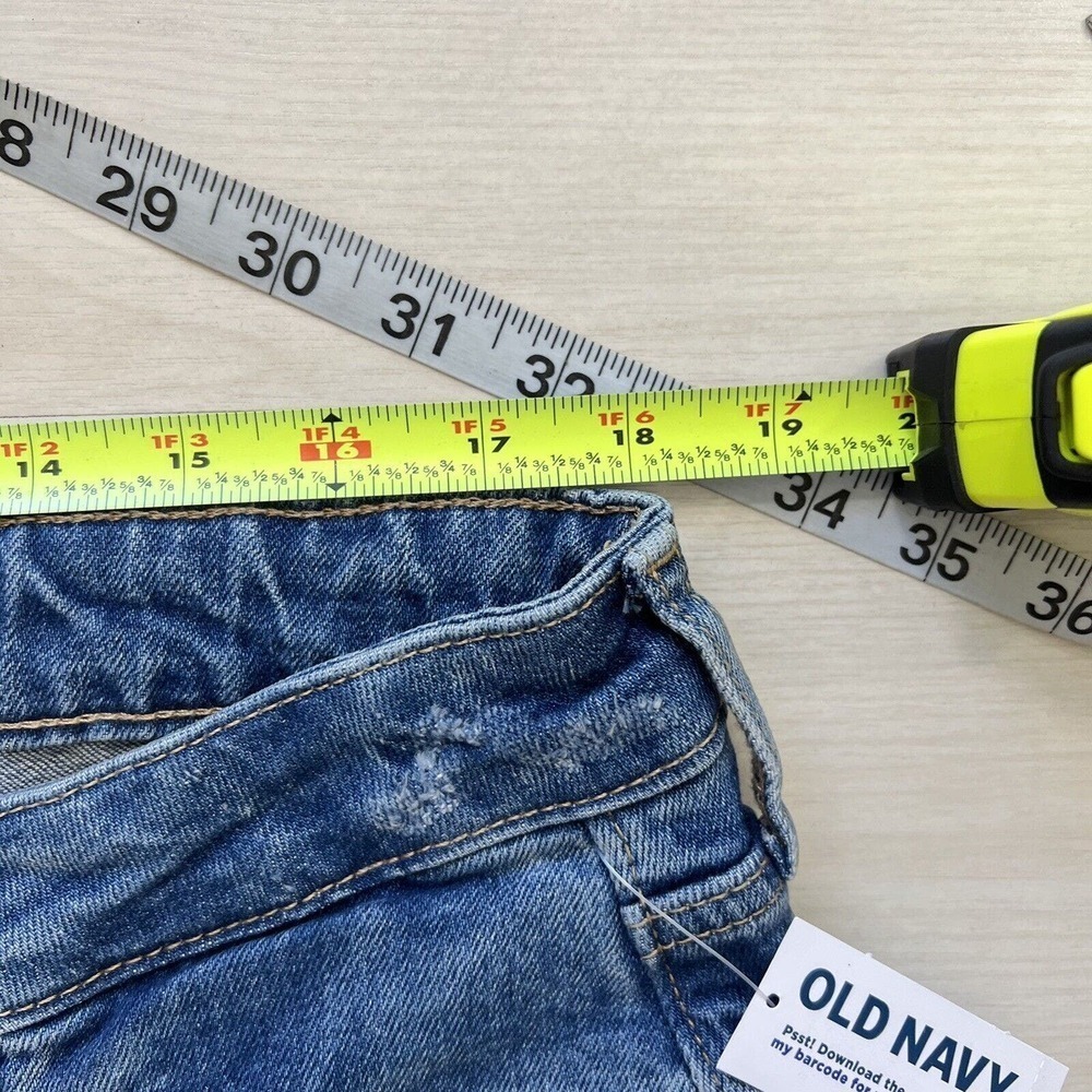 NEW Old Navy Women Higher High Rise Waisted Destroyed Jeans Size 18 - Picture 7 of 10